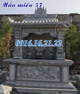 Miếu thờ thổ thần thổ địa bằng đá ngoài trời 57