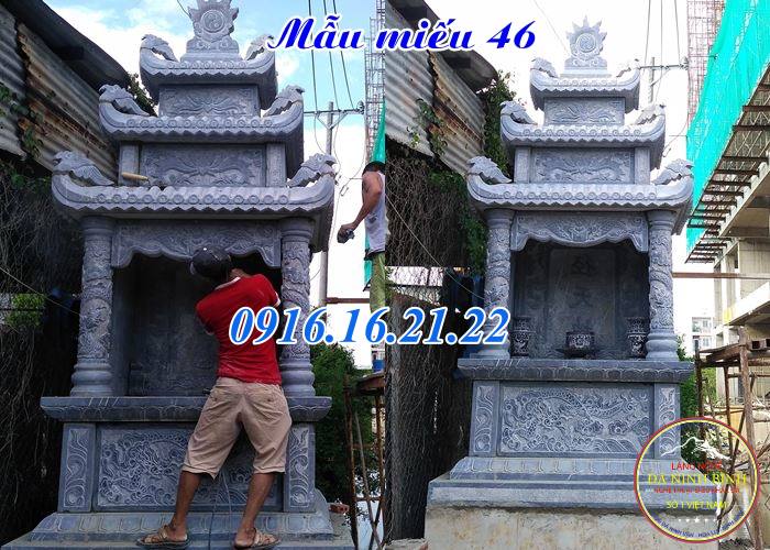 Ngôi miếu thờ thần linh bằng đá đẹp Ngôi miếu thờ thần linh bằng đá đẹp