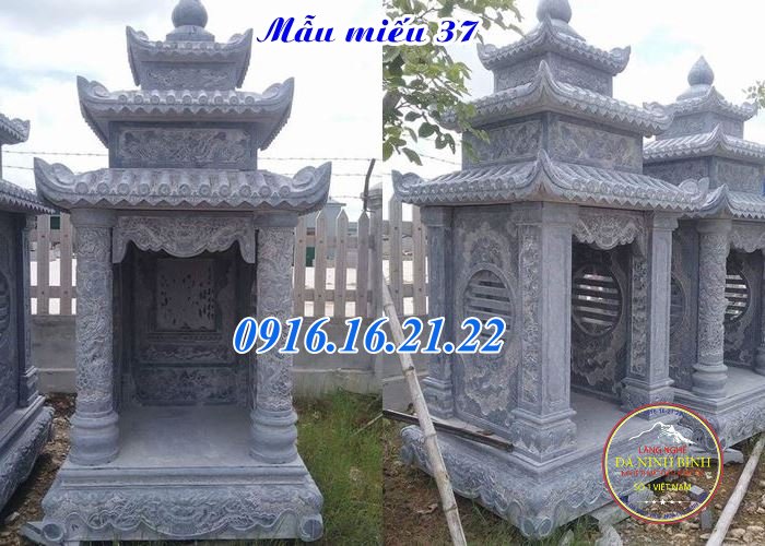 Thiết kế mẫu miếu thờ thần linh bằng đá đẹp nhất