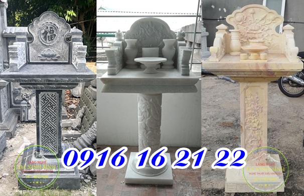 Trang thờ đá không mái tại Nam Bộ