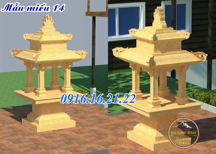 Trang thờ phật bằng đá đẹp 14