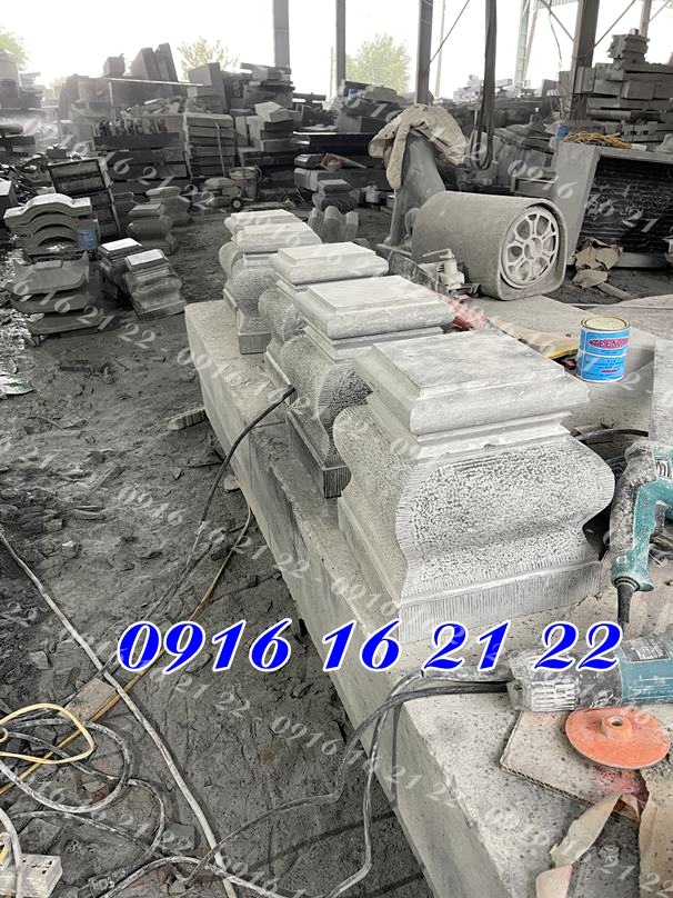 Tảng đá kê cột vuông Tảng đá kê cột vuông