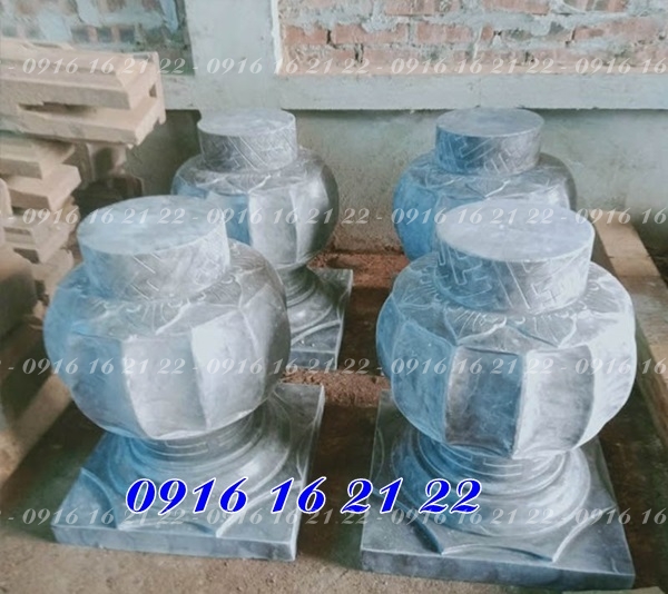 Tảng đá khối kê chân cột gỗ Tảng đá khối kê chân cột gỗ