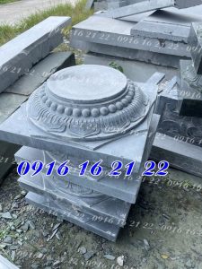 Mẫu tảng đá kê cột nhà gỗ tại Đăk Lăk