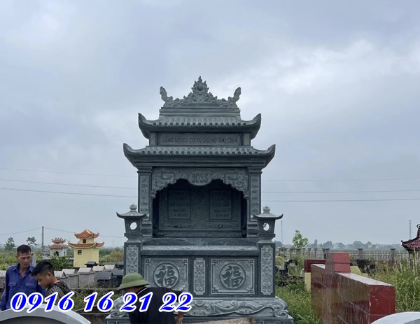 Bán mộ đá đôi 3 mái ở Hưng Yên mẫu đẹp giá chuẩn thi công trọn gói 89 Bán mộ đá đôi 3 mái ở Hưng Yên mẫu đẹp giá chuẩn thi công trọn gói 89