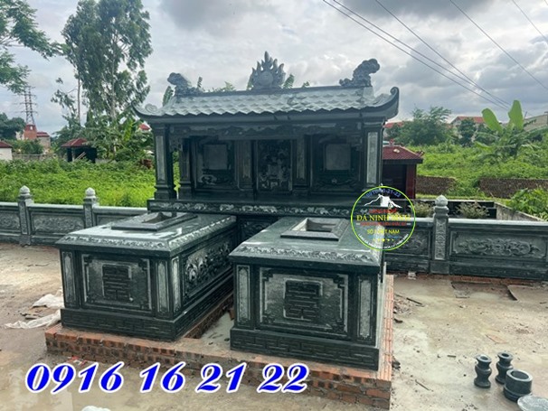 Bán mộ đá đôi có mái ở Hưng Yên mẫu đẹp giá chuẩn thi công trọn gói 89 Bán mộ đá đôi có mái ở Hưng Yên mẫu đẹp giá chuẩn thi công trọn gói 89