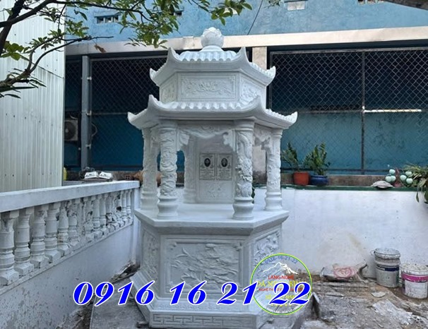 Bán mộ đá lục giác trắng ở Hưng Yên mẫu đẹp giá chuẩn thi công trọn gói 89 Bán mộ đá lục giác trắng ở Hưng Yên mẫu đẹp giá chuẩn thi công trọn gói 89