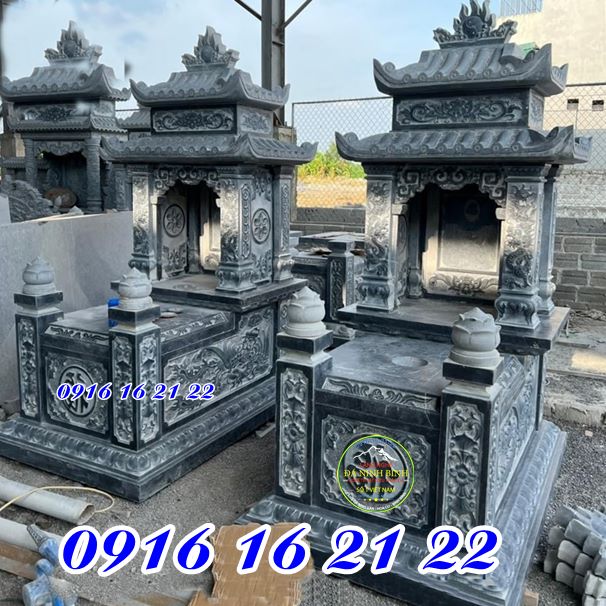 Mẫu mộ hai mái đá xanh đen đẹp tại Hải Dương bền đẹp theo thời gian chạm khắc tứ quý (Tùng, Cúc, Trúc, Mai) Mẫu mộ hai mái đá xanh đen đẹp tại Hải Dương bền đẹp theo thời gian chạm khắc tứ quý (Tùng, Cúc, Trúc, Mai)