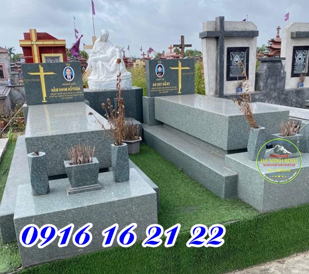 Mộ đá Công Giáo đá granite mẫu mộ đá đẹp tại Hải Dương bền đẹp theo thời gian thiết kế đơn giản, hiện đại Mộ đá Công Giáo đá granite mẫu mộ đá đẹp tại Hải Dương bền đẹp theo thời gian thiết kế đơn giản, hiện đại