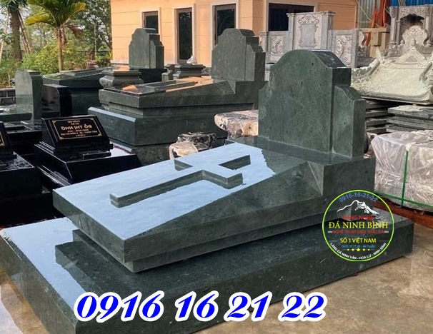 Mộ đá Công Giáo đá xanh rêu mẫu mộ đá đẹp tại Hải Dương bền đẹp theo thời gian Mộ đá Công Giáo đá xanh rêu mẫu mộ đá đẹp tại Hải Dương bền đẹp theo thời gian