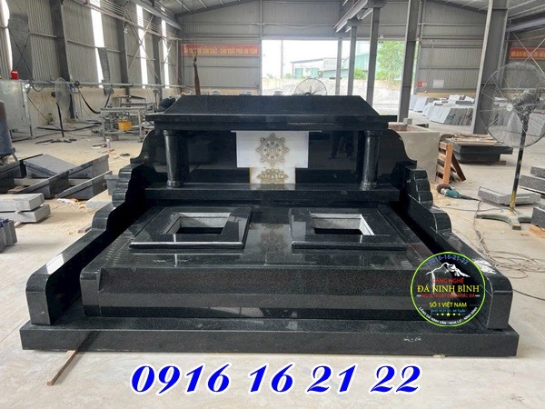 Mộ đá đôi đá granite mẫu mộ đá đẹp tại Hải Dương bền đẹp theo thời gian thiết kế đơn giản, hiện đại Mộ đá đôi đá granite mẫu mộ đá đẹp tại Hải Dương bền đẹp theo thời gian thiết kế đơn giản, hiện đại