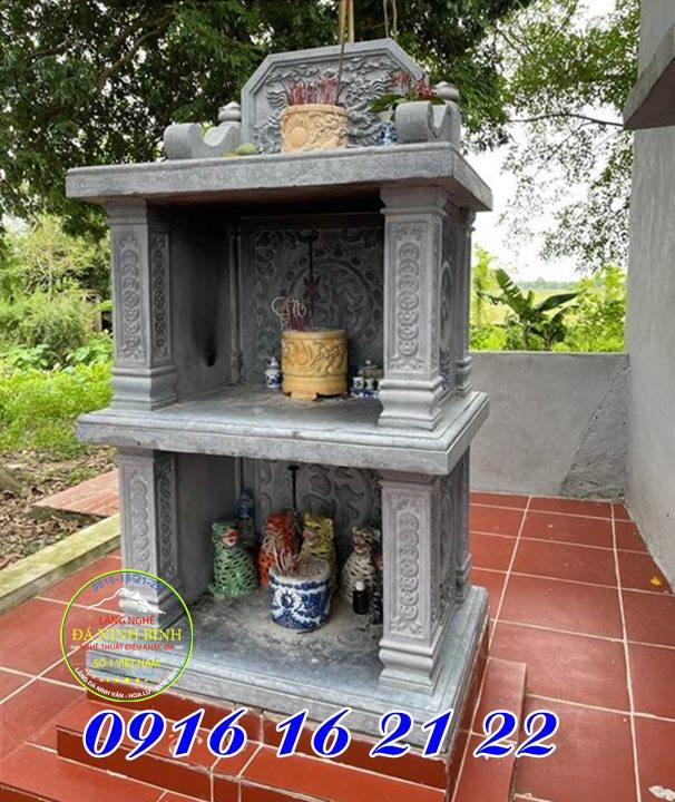 Mẫu Miếu Thờ Các Vị Thần kết hợp - Bán 19 mẫu miếu đá thờ quan thần linh ở Phú Thọ