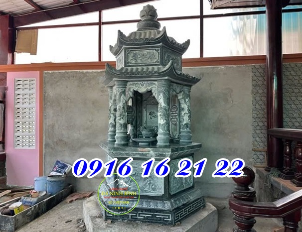 Miếu thờ lục giác, bát giác - Bán 19 mẫu miếu đá thờ quan thần linh ở Phú Thọ