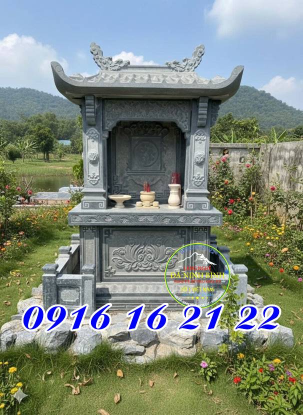 Miếu thờ ngoài trời chống chịu thời tiết khắc nghiệt - Bán 19 mẫu miếu đá thờ quan thần linh ở Phú Thọ