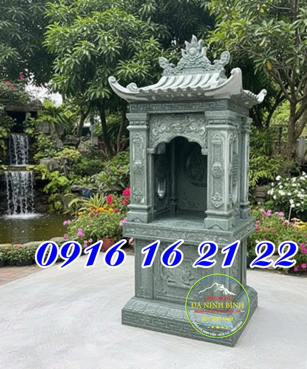 Thiết kế miếu thờ thổ địa bằng đá xanh - Cửa hàng bán miếu thờ ở Bà Rịa - Vũng Tàu 59 mẫu miếu thờ thổ địa