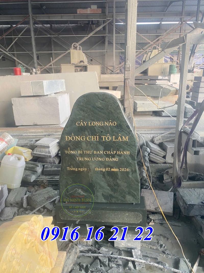 Bia đá trồng cây lưu niệm 01