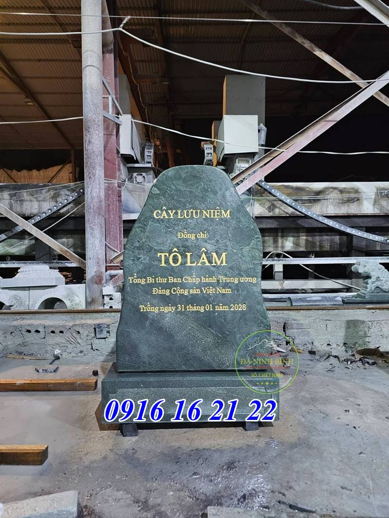 Bia đá trồng cây lưu niệm 03