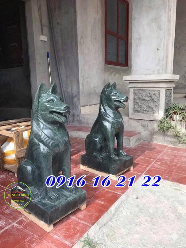 Chó đá phong thủy canh cổng