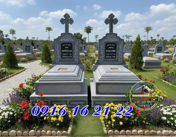 Mẫu mộ đá Công giáo - Mẫu mộ đá đẹp