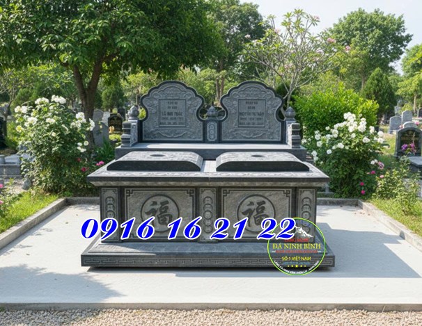 Mẫu mộ đá đôi - Mẫu mộ đá đẹp
