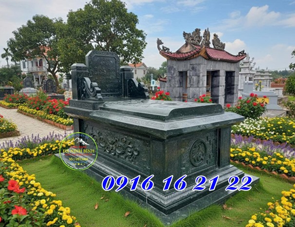 Mẫu mộ đá không mái - Mẫu mộ đá đẹp