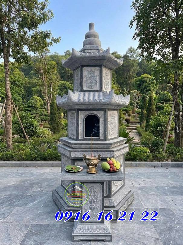 Mẫu mộ đá xanh đen - Mẫu mộ đá đẹp