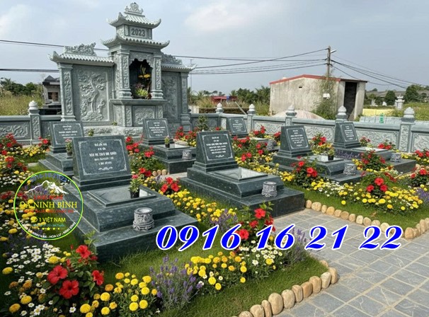 Mộ đá xanh rêu - Mẫu mộ đá đẹp