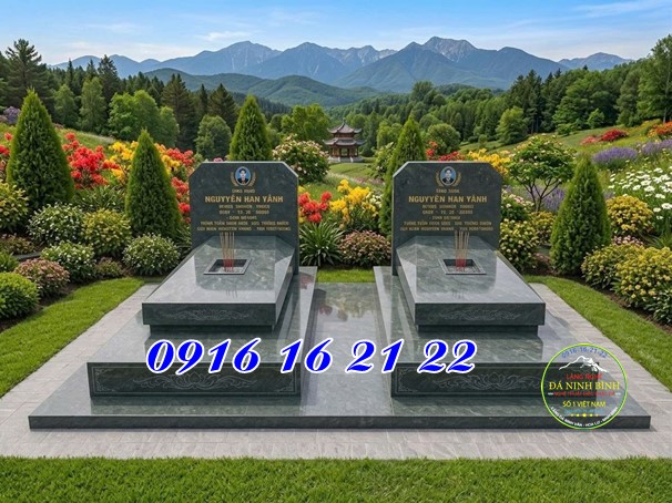 Mẫu mộ đá xanh rêu được nhiều người ưa chuộng - Mộ đá Mẫu mộ đá xanh rêu được nhiều người ưa chuộng - Mộ đá