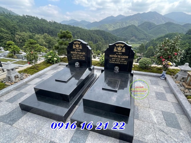 Mộ đá granite thiết kế hiện đại - Mẫu 20 mộ đá đẹp tại Thái Nguyên ưu nhược điểm mộ đá Thái Nguyên