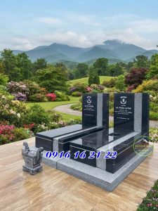 Mộ đá hoa cương thiết kế đẹp - Chi phí xây dựng mộ đá
