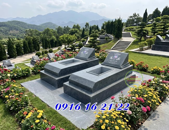Mộ đá không mái đơn giản - Mẫu 20 mộ đá đẹp tại Thái Nguyên ưu nhược điểm mộ đá Thái Nguyên