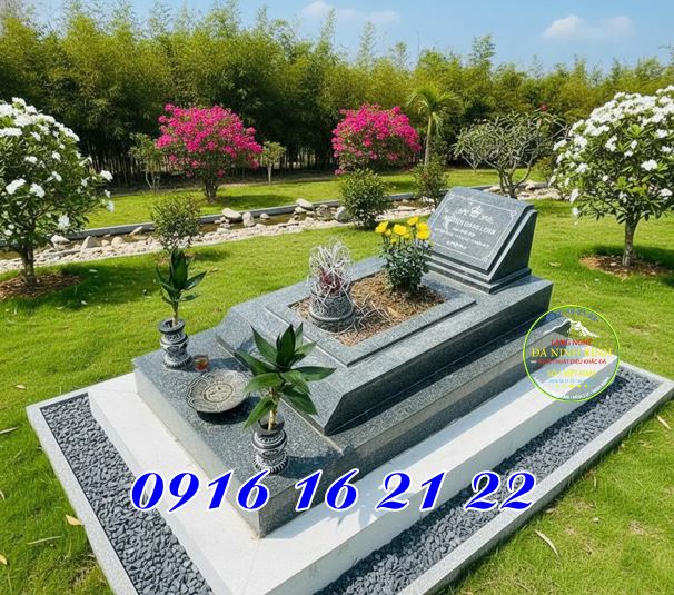 Mộ đá không mái thiết kế đơn giản - Mộ đá Mộ đá không mái thiết kế đơn giản - Mộ đá