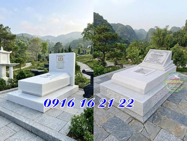 Mộ đá trắng tự nhiên - Chi phí xây dựng mộ đá