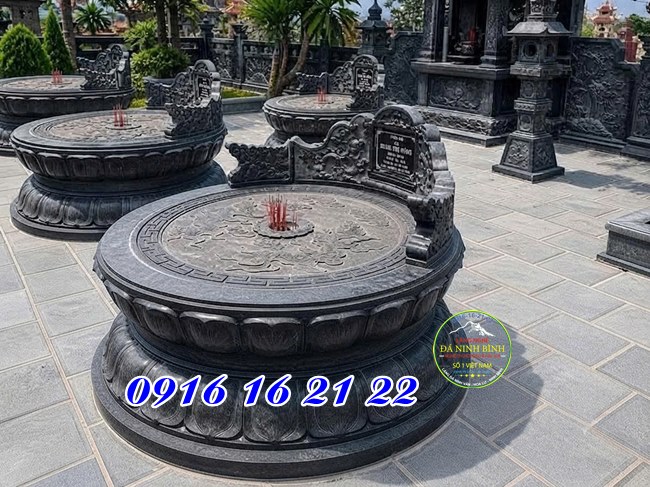 Mộ đá tròn truyền thống - Mẫu 20 mộ đá đẹp tại Thái Nguyên ưu nhược điểm mộ đá Thái Nguyên