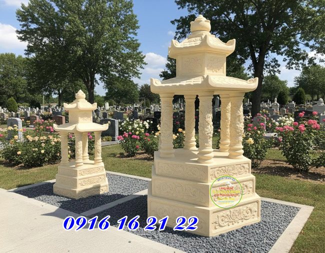Mộ đá vàng độc đáo - Mẫu 20 mộ đá đẹp tại Thái Nguyên ưu nhược điểm mộ đá Thái Nguyên